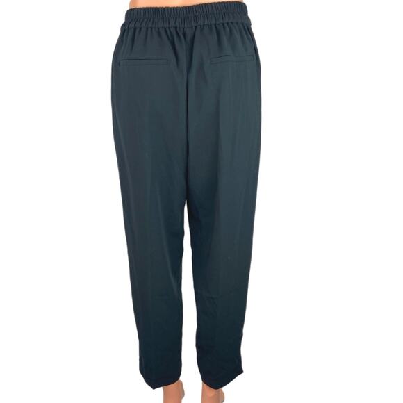 J.Crew Jamie Black High Waisted Straight Leg Chino Dress Trouser Pants Size 8 - Picture 3 of 6